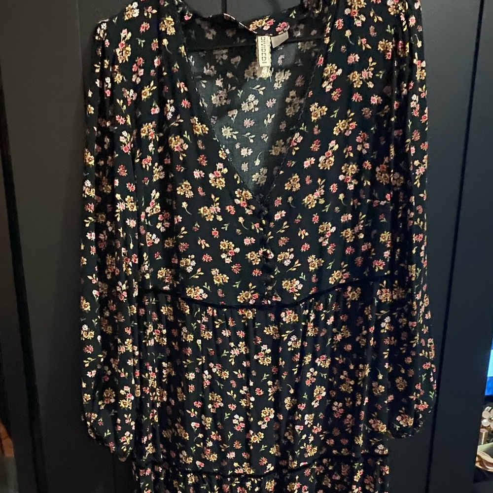 Floral print maxi dress